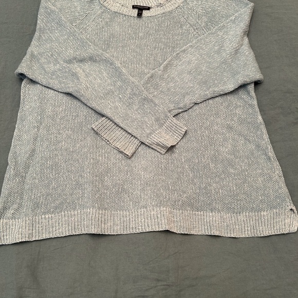Eileen Fisher Organic Cotton Linen slub sweater plus size - Picture 3 of 9